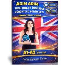 Enine Boyuna Eğitim Adım Adım Kolay Ingilizce Görüntülü ve Sesli Eğitim Seti