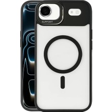 Senka Joko Iphone 17 Air Remim Lensli Magsafe Standlı Kapak - Siyah