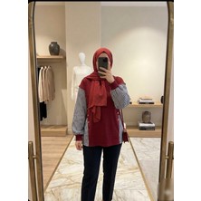 Azram Fashion Kadın Gömlek ve Düğme Detaylı Tesettür Tunik