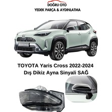Doğru Oto Toyota Yaris Cross Sağ Dikiz Ayna Sinyali 2022-2024