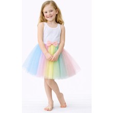 Baby Smile Babysmile Kız Çocuk Tütü Etek - Kabarık Prenses Model Kostüm Eteği