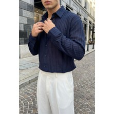 Livio Ferri Portela Erkek %100 Pamuk Premium Oversize Erkek Gömlek