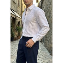 Livio Ferri Portela Erkek %100 Pamuk Premium Oversize Erkek Gömlek