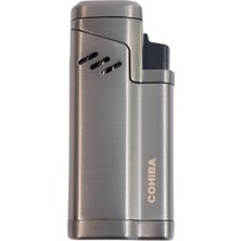 Cohiba 4 Torch Pürmüz Delicili Gunmetal Metal Puro Çakmağı