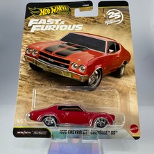 Hot Wheels Premium Fast & Fruious 1970 Chevrolet Chevelle Ss 1/64 Model Araba