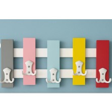 Kitchen Line Colorhook 5’li Renkli Duvar Askısı