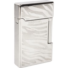 Vindiesel Soft Flame Gümüş Desenli Çakmak