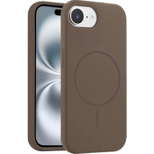 Joko  Iphone 16E Kılıf Jully Magsafe Kapak - Kahverengi