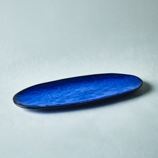 Karaca Nebula Blue Kayık Tabak 36 cm