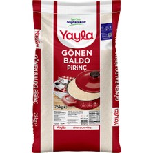 Yayla Gönen Baldo Pirinç 25 kg Uzun Tane Tip A 1. Sınıf