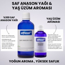 Alfasol Anason Yağı 100 gr +Yaş Üzüm Aroması 10 gr