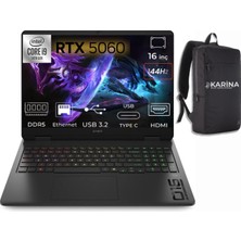 Hp Omen 16-AM0033NT I9-14900HX C39J7EA-K10 48GB 1tb RTX5060 8gb Freedos 16" Wuxga Gaming Laptop