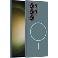 Joko  Galaxy S23 Ultra Broş Magsafe Kapak - Turkuaz