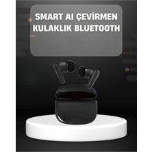 Ensiga Aı Çeviri Kulaklık 135 Dil Anlık Tercüme Enc+Anc Tws Bluetooth 6.0 Kablosuz Kulaklık