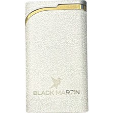 Black Martin Tek Torch Pürmüz Beyaz Metal Puro Çakmağı