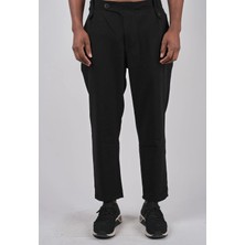 Ex-pent Erkek Dokuma Kumaştan Siyah Regular Fit Klasik Pantolon