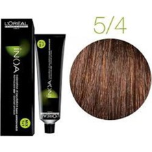 L'Oréal Professionnel İnoa 5.4 Açık Kahve Bakır Saç Boyası