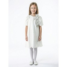 Damasqino Kız Çocuk Yazlık Elbise 6-10 Yaş 7081