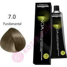 L'Oréal Professionnel İnoa Amonyaksız Saç Boyası No: 7.0 Fundamental 60Ml.