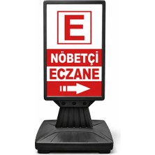 Eseran Eczane Kaldırım Panosu (A Tipi) + Baskı Dahil | Tasarım Destekli Reklam Panosu