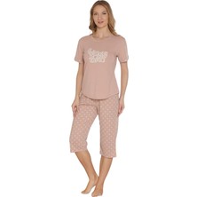 Dowry 07-10 Kadın Yazlık Kapri Pijama Takım