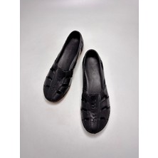 De Scario De Scarıo 25 Sıyah Derı Kadın  Ayakkabı