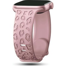 Dexmon Xiaomi Redmi Watch 5 Active / 5 Lite Uyumlu Leopar Desenli Silikon Kordon Kayış Kadın