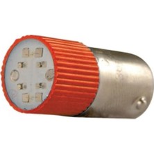Gwest BA9S LED Ampul 24V.AC-DC Kırmızı LED Ampul