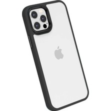 The Gencoo iPhone 12 Pro Max Kılıf ​​tgco Cann Kapak-Siyah