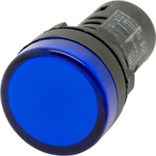 Gwest 22-24V-M 24V 22MM Mavi Ledli Sinyal Lambası