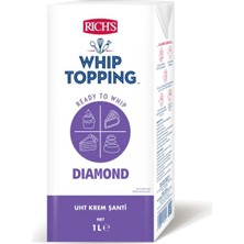 Rich's Whip Topping Daimond 1 L – Bitkisel Yağlı Uht Krem Şanti