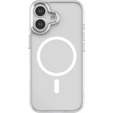Crocus Crystalgrıp IPHONE 17 Magsafe Ozellıklı Kılıf Seffaf Beyaz
