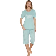 Dowry 07-10 Kadın Yazlık Kapri Pijama Takım