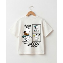 Babytex %100 Pamuklu Oversize Tişört Bebek-Çocuk Unisex Bisiklet Yaka Karakter Baskılı