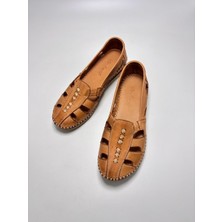 De Scario De Scarıo 25 Taba Derı Kadın  Ayakkabı