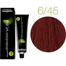 L'Oréal Professionnel İnoa 6.45 Koyu Kumral Bakır Akaju Saç Boyası