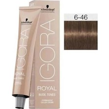 Schwarzkopf Saç Boyası - Royal Nude Tones 6-46 Koyu Kumral-Bej Çikolata 4045787324761