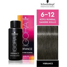Schwarzkopf Igora Vibrance 6-12 Koyu Kumral Sandre Küllü 60ml