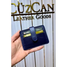 Cüzcan Jorvik Patlı Hakiki Deri Premium Kartlık ( Kişiye Özel Isim Baskılı )