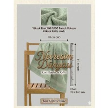 Eco Lounge Nevresim Dünyası Prime Havlu 70X140 Su Yeşili
