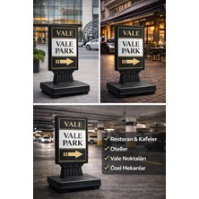 Eseran Vale Yönlendirme Için Su Dubalı Reklam Panosu | Baskı Dahil Kaldırım Tabelası