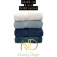 Eco Lounge Nevresim Dünyası 50X100 4'lü Havlu Prime 4