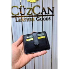 Cüzcan Jorvik Patlı Hakiki Deri Premium Kartlık ( Kişiye Özel Isim Baskılı )