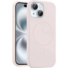 Magicool Joko  Iphone 15 Kılıf Jully Magsafe Kapak - Pudra