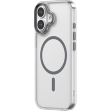 Crocus Crystalgrıp IPHONE 17 Magsafe Ozellıklı Kılıf Seffaf Grı