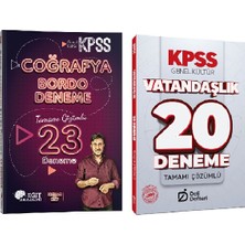 Anla Kazan Yayınları Mehmet Eğit + Evp 2026 Kpss Coğrafya ve Vatandaşlık Deneme 2 Li Set