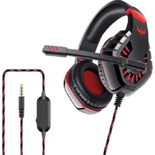 Wmx Teknoloji OV-P40 KABLOLU KULAKLIK Mobil / PS5-4 /Xbox/PC için Mikrofonlu Stereo 3,5 mm Oyun Kulaklığı
