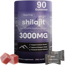 Pure Himalayan Shilajit Gummies For Men & Women - 100% Natural & Organic | 85+ Trace Minerals & Fulvic Acid | 90 Count