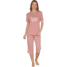 Dowry 07-10 Kadın Yazlık Kapri Pijama Takım