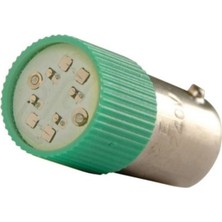 Gwest BA9S LED Ampul 24V.AC-DC Yeşil LED Ampul